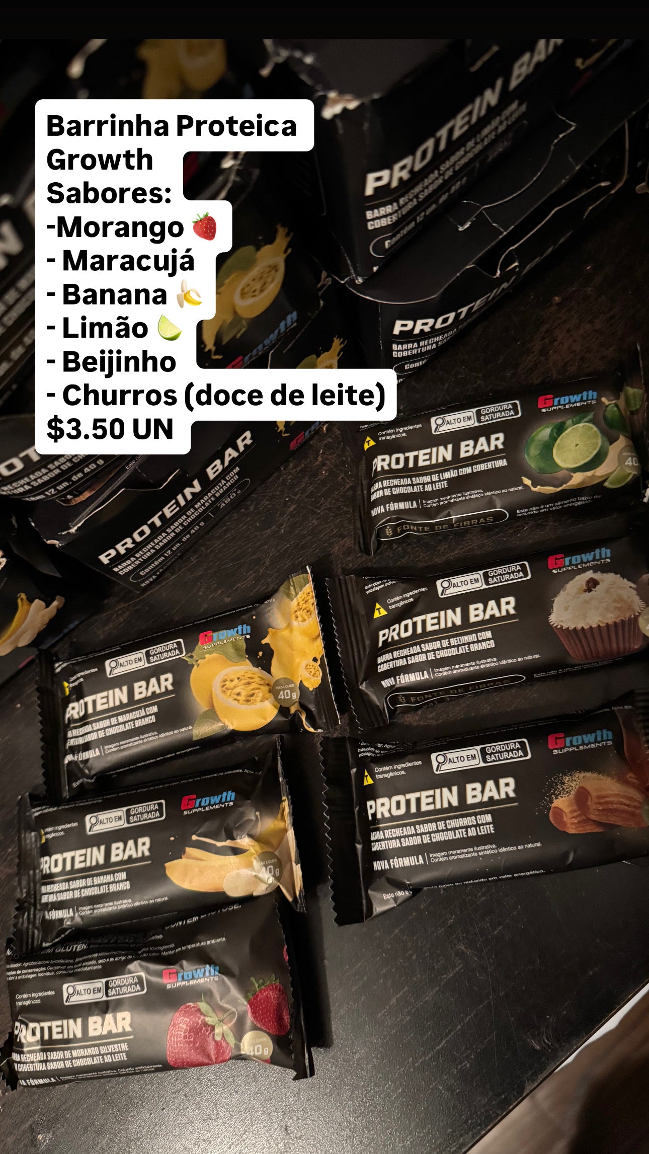 Barrinha Proteica Growth