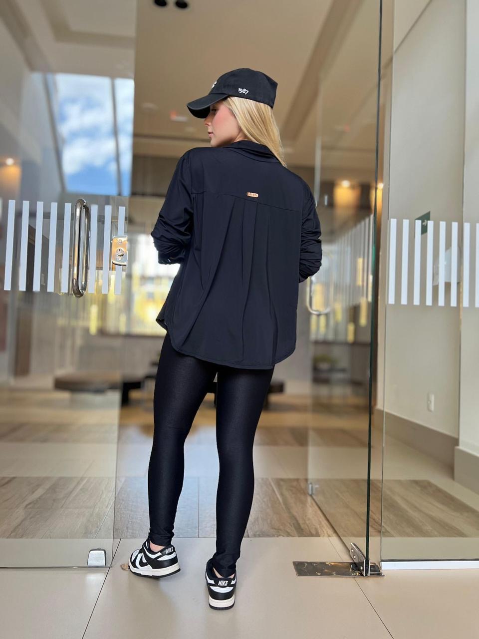 Long Sleeve Button-Front Top