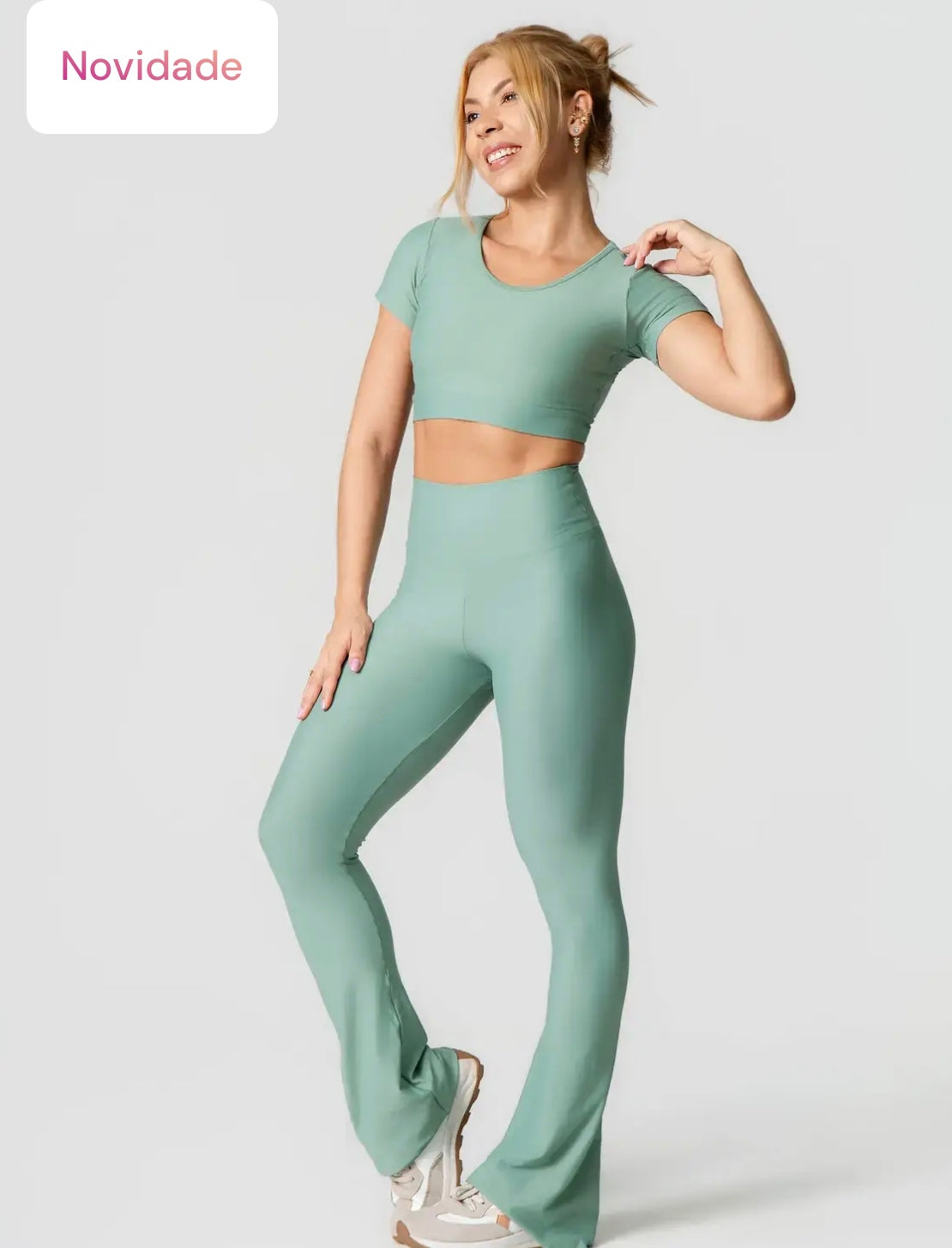 Set Flare top Manguinha