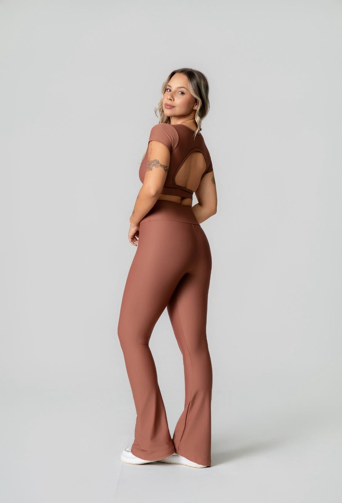 Set Flare top Manguinha